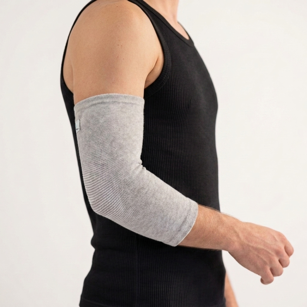 BambuRelief™ Armbågsstöd – Mjuk bambukompression för värkande armbågar