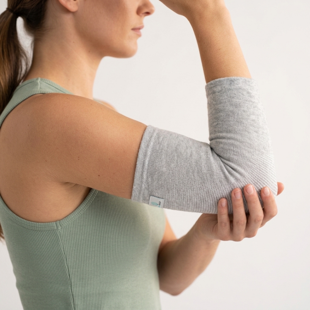 BambuRelief™ Armbågsstöd – Mjuk bambukompression för värkande armbågar