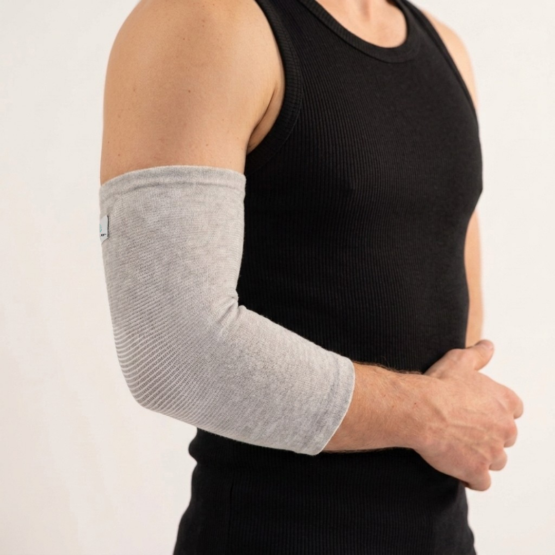 BambuRelief™ Armbågsstöd – Mjuk bambukompression för värkande armbågar